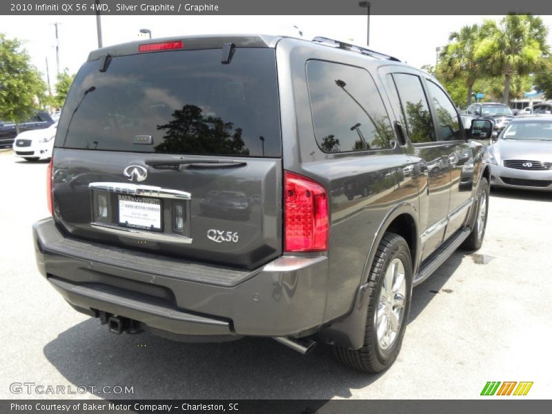 Silver Graphite / Graphite 2010 Infiniti QX 56 4WD