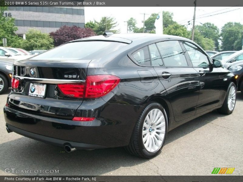 Jet Black / Black 2010 BMW 5 Series 535i Gran Turismo