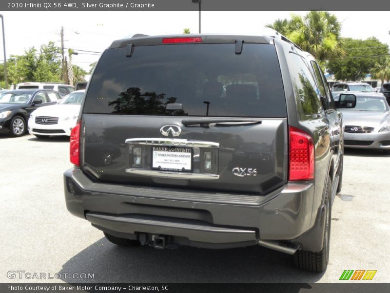 Silver Graphite / Graphite 2010 Infiniti QX 56 4WD