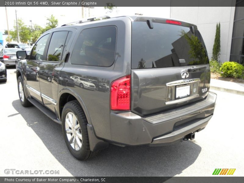 Silver Graphite / Graphite 2010 Infiniti QX 56 4WD