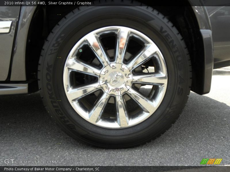 Silver Graphite / Graphite 2010 Infiniti QX 56 4WD