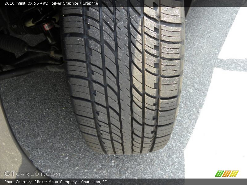 Silver Graphite / Graphite 2010 Infiniti QX 56 4WD