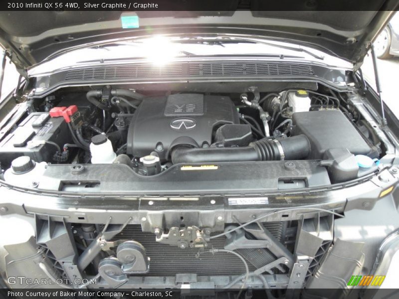 Silver Graphite / Graphite 2010 Infiniti QX 56 4WD
