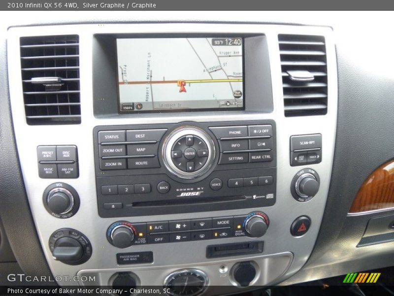 Silver Graphite / Graphite 2010 Infiniti QX 56 4WD