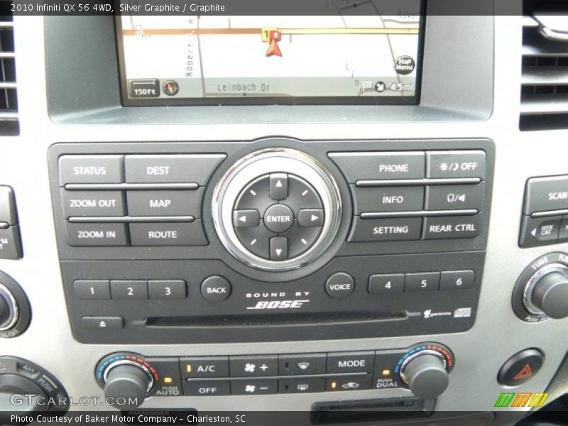 Silver Graphite / Graphite 2010 Infiniti QX 56 4WD