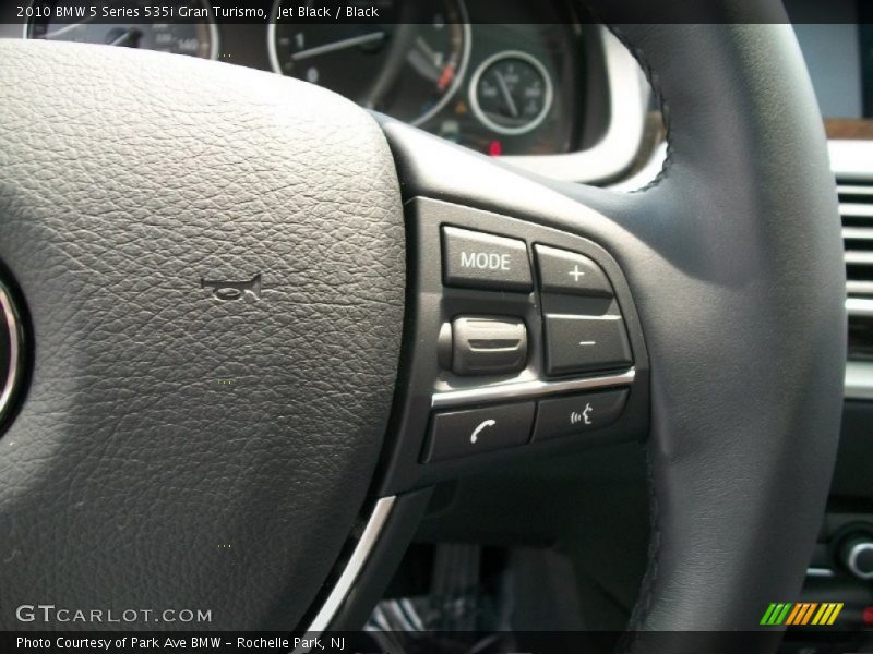Jet Black / Black 2010 BMW 5 Series 535i Gran Turismo
