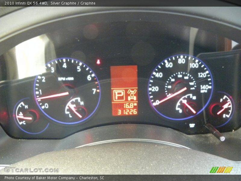 Silver Graphite / Graphite 2010 Infiniti QX 56 4WD
