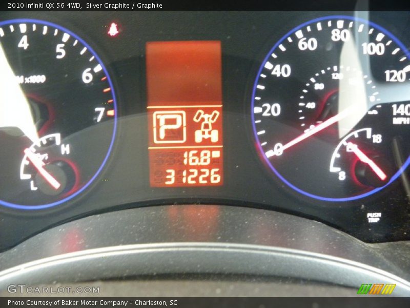 Silver Graphite / Graphite 2010 Infiniti QX 56 4WD