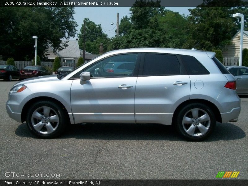 Alabaster Silver Metallic / Taupe 2008 Acura RDX Technology