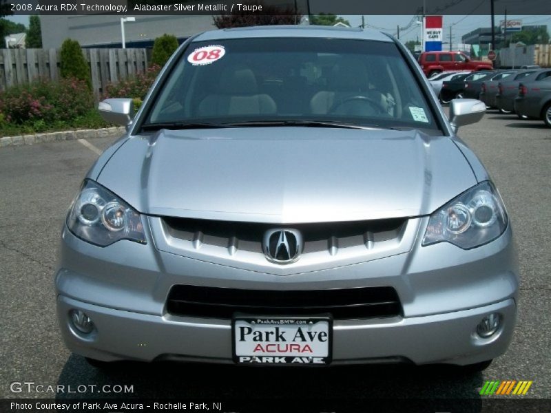 Alabaster Silver Metallic / Taupe 2008 Acura RDX Technology