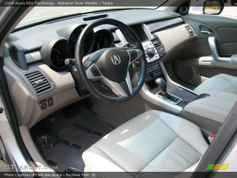 Alabaster Silver Metallic / Taupe 2008 Acura RDX Technology
