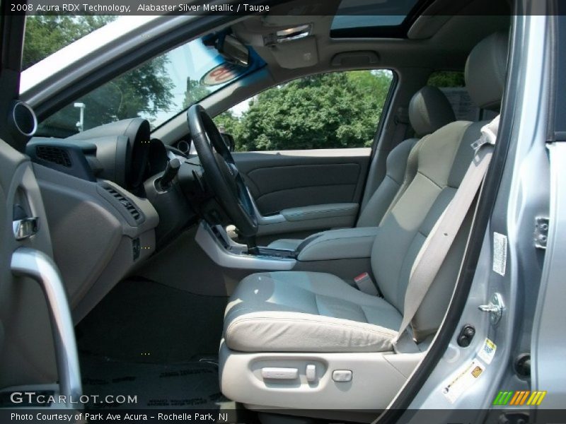 Alabaster Silver Metallic / Taupe 2008 Acura RDX Technology