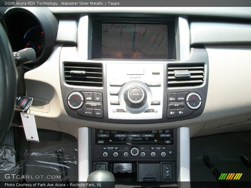 Alabaster Silver Metallic / Taupe 2008 Acura RDX Technology