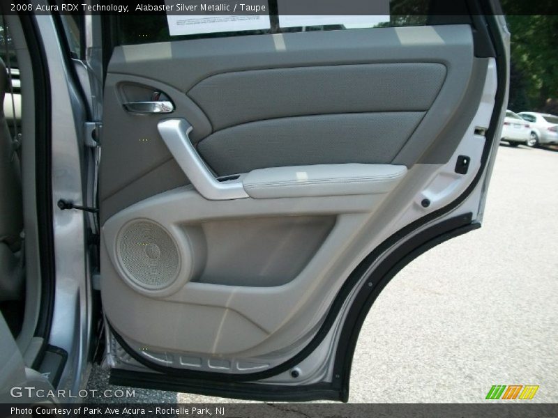 Alabaster Silver Metallic / Taupe 2008 Acura RDX Technology
