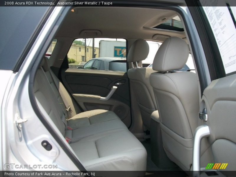 Alabaster Silver Metallic / Taupe 2008 Acura RDX Technology