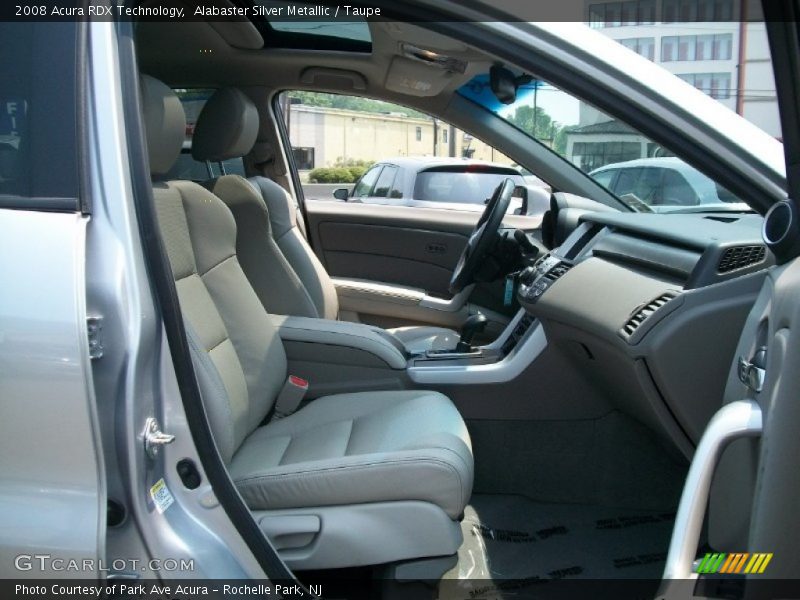 Alabaster Silver Metallic / Taupe 2008 Acura RDX Technology