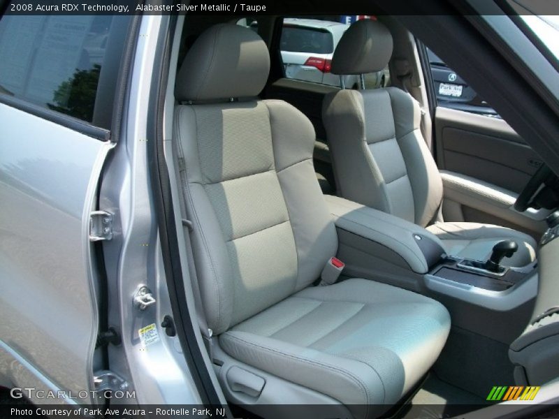 Alabaster Silver Metallic / Taupe 2008 Acura RDX Technology