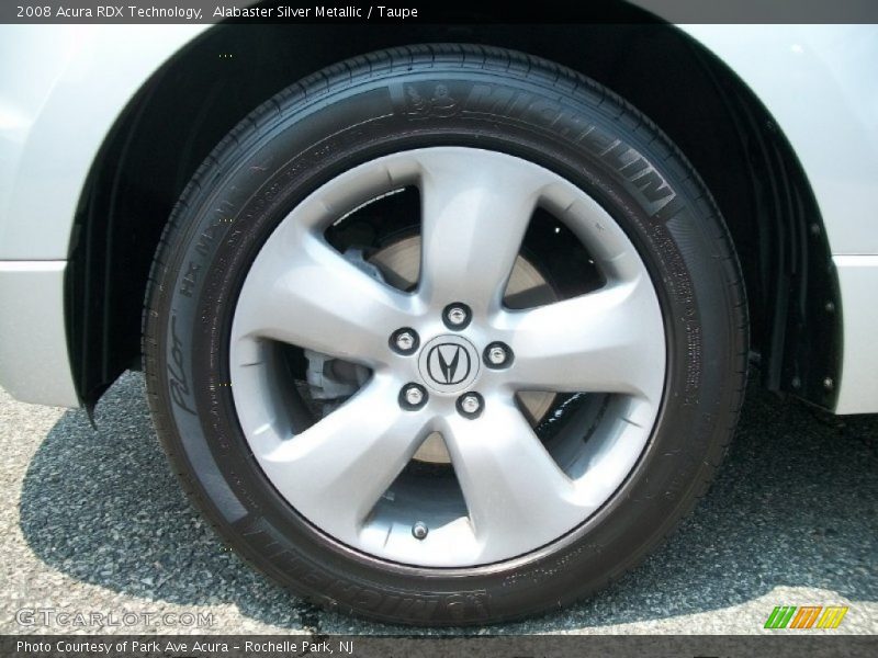 Alabaster Silver Metallic / Taupe 2008 Acura RDX Technology
