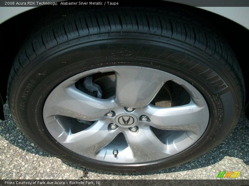 Alabaster Silver Metallic / Taupe 2008 Acura RDX Technology