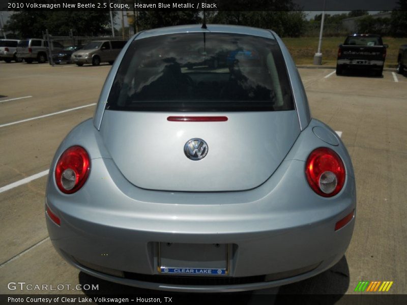 Heaven Blue Metallic / Black 2010 Volkswagen New Beetle 2.5 Coupe