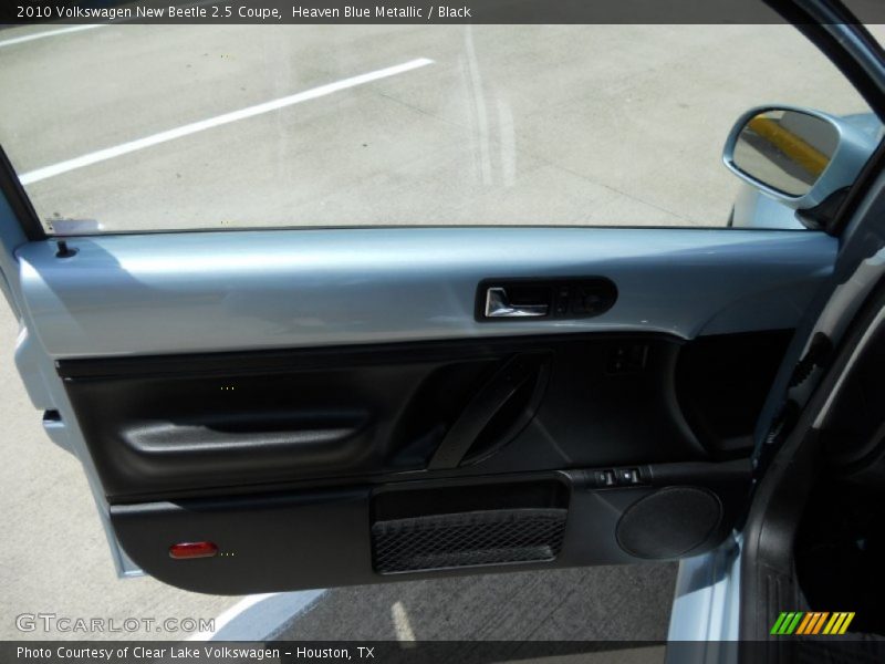 Heaven Blue Metallic / Black 2010 Volkswagen New Beetle 2.5 Coupe