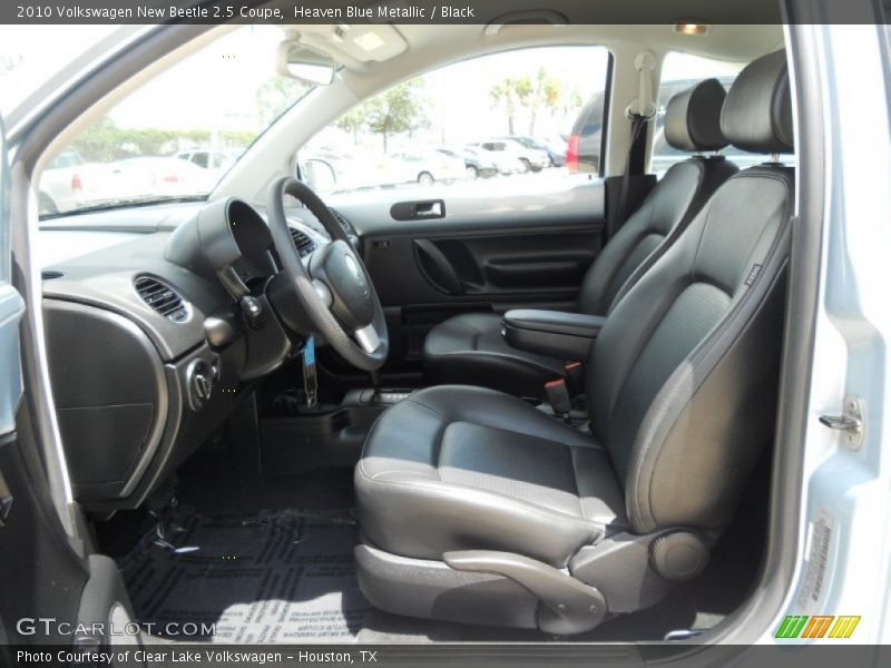 Heaven Blue Metallic / Black 2010 Volkswagen New Beetle 2.5 Coupe
