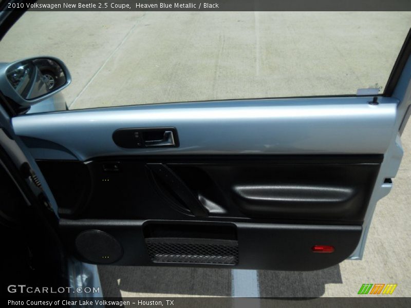 Heaven Blue Metallic / Black 2010 Volkswagen New Beetle 2.5 Coupe