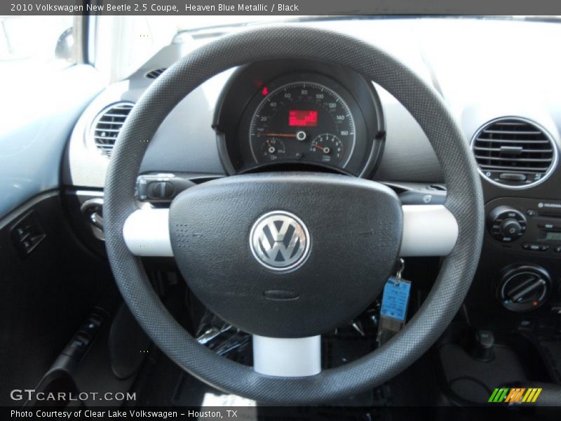 Heaven Blue Metallic / Black 2010 Volkswagen New Beetle 2.5 Coupe