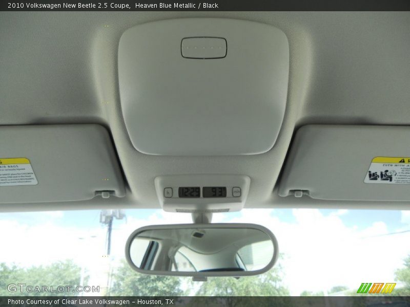 Heaven Blue Metallic / Black 2010 Volkswagen New Beetle 2.5 Coupe