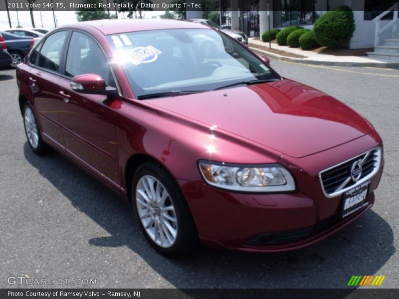 Flamenco Red Metallic / Dalaro Quartz T-Tec 2011 Volvo S40 T5