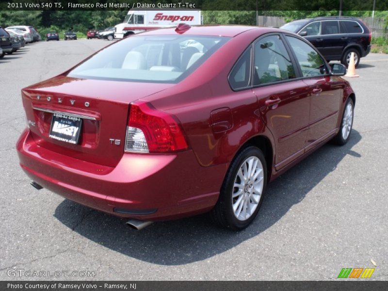 Flamenco Red Metallic / Dalaro Quartz T-Tec 2011 Volvo S40 T5