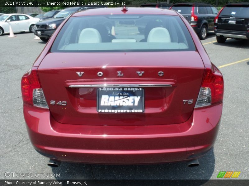 Flamenco Red Metallic / Dalaro Quartz T-Tec 2011 Volvo S40 T5