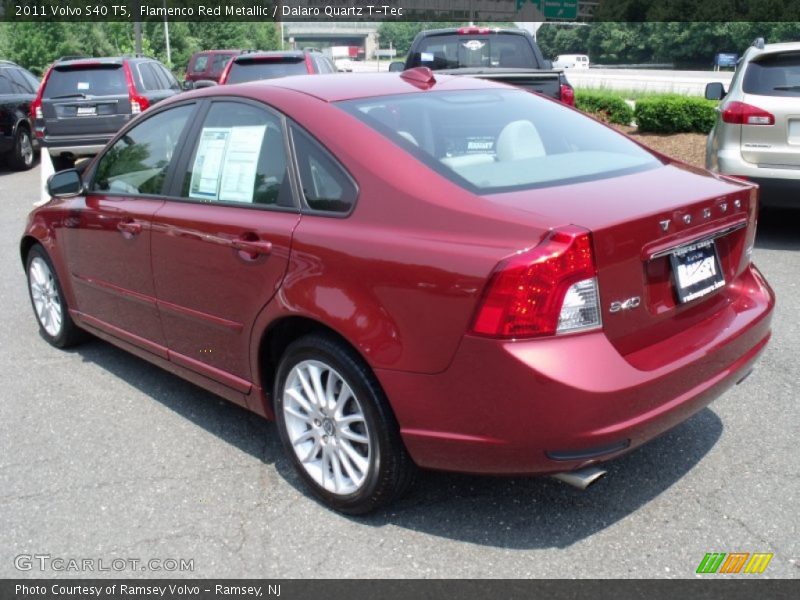 Flamenco Red Metallic / Dalaro Quartz T-Tec 2011 Volvo S40 T5