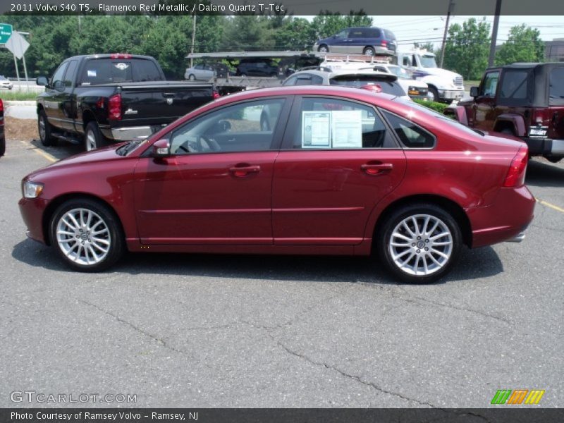 Flamenco Red Metallic / Dalaro Quartz T-Tec 2011 Volvo S40 T5