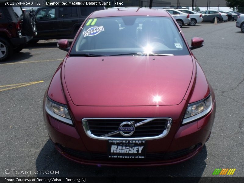 Flamenco Red Metallic / Dalaro Quartz T-Tec 2011 Volvo S40 T5