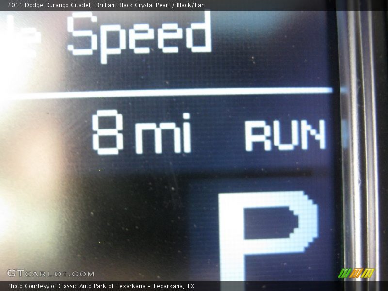 Brilliant Black Crystal Pearl / Black/Tan 2011 Dodge Durango Citadel