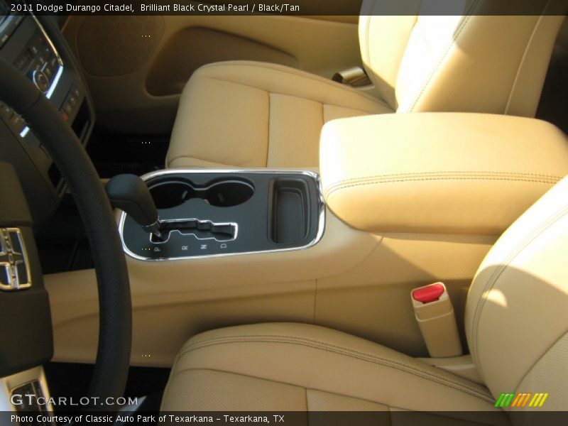 Brilliant Black Crystal Pearl / Black/Tan 2011 Dodge Durango Citadel