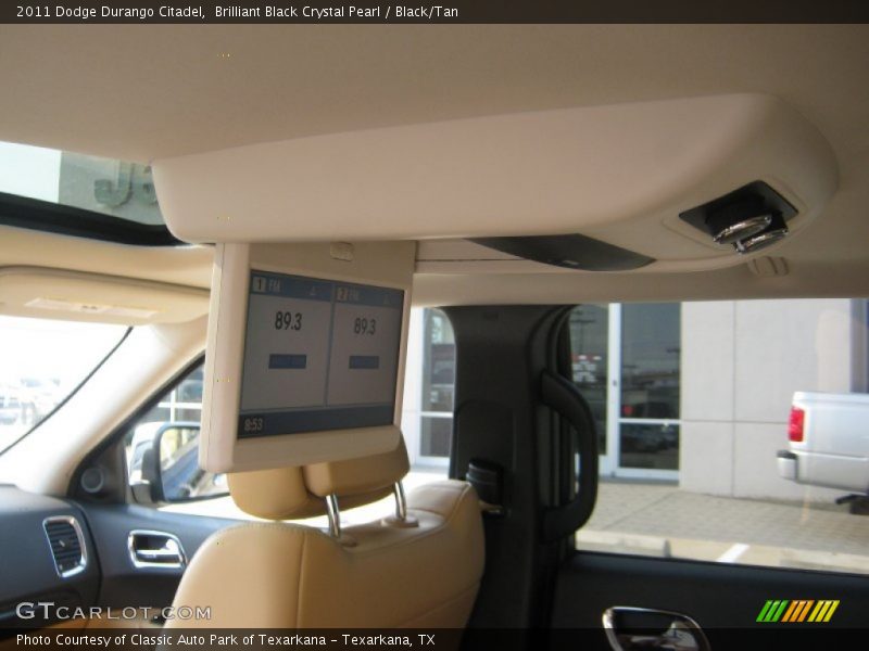 Brilliant Black Crystal Pearl / Black/Tan 2011 Dodge Durango Citadel