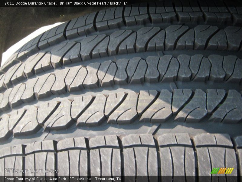 Brilliant Black Crystal Pearl / Black/Tan 2011 Dodge Durango Citadel