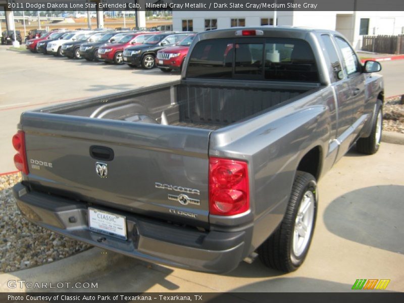 Mineral Gray Metallic / Dark Slate Gray/Medium Slate Gray 2011 Dodge Dakota Lone Star Extended Cab