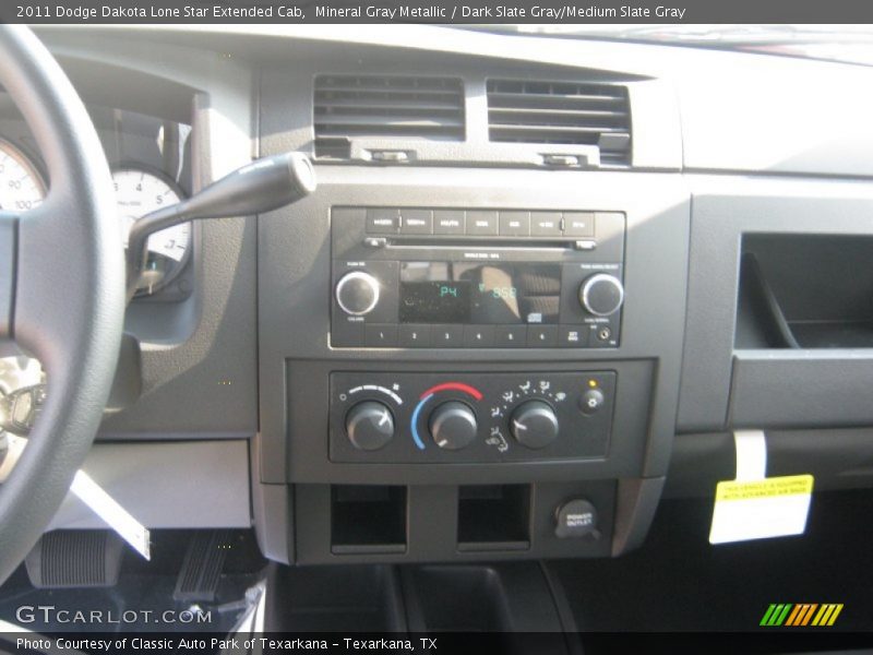 Mineral Gray Metallic / Dark Slate Gray/Medium Slate Gray 2011 Dodge Dakota Lone Star Extended Cab