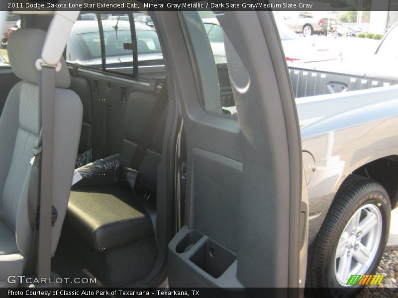 Mineral Gray Metallic / Dark Slate Gray/Medium Slate Gray 2011 Dodge Dakota Lone Star Extended Cab