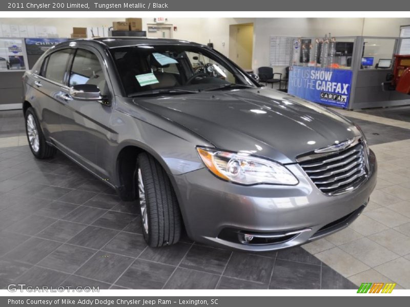 Tungsten Metallic / Black 2011 Chrysler 200 Limited