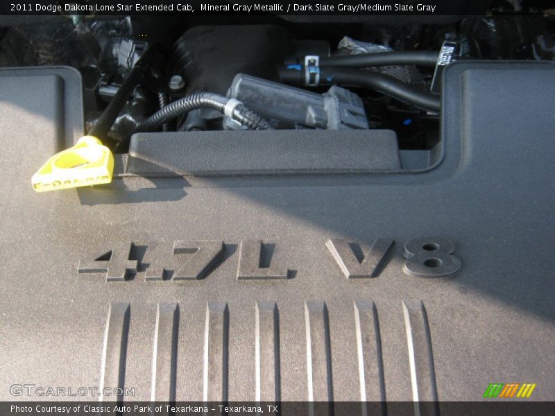  2011 Dakota Lone Star Extended Cab Engine - 4.7 Liter Flex-Fuel SOHC 16-Valve V8