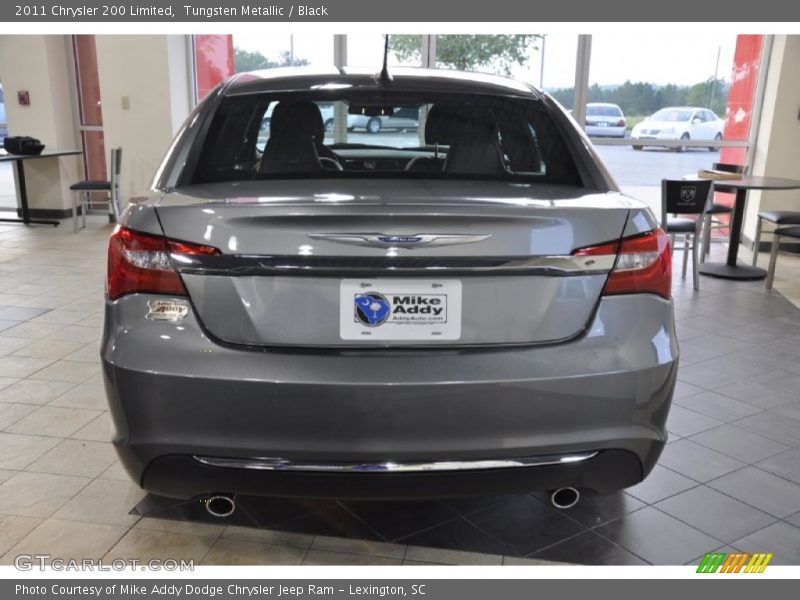 Tungsten Metallic / Black 2011 Chrysler 200 Limited