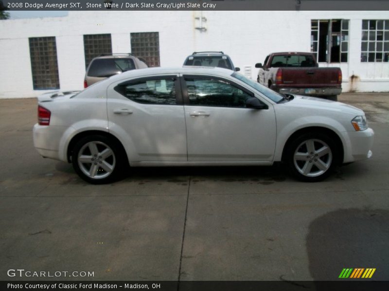 Stone White / Dark Slate Gray/Light Slate Gray 2008 Dodge Avenger SXT