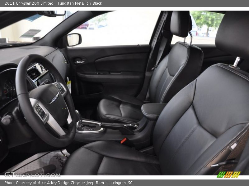 Tungsten Metallic / Black 2011 Chrysler 200 Limited