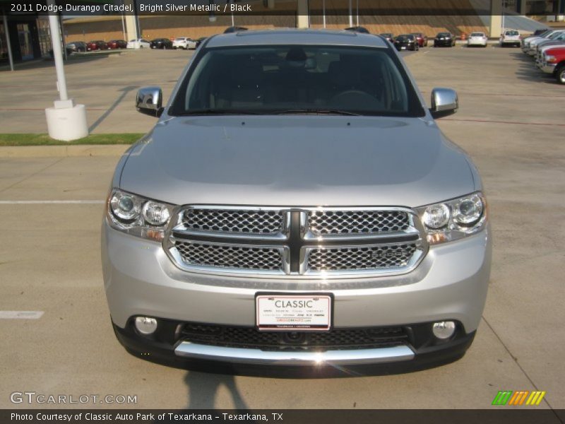 Bright Silver Metallic / Black 2011 Dodge Durango Citadel