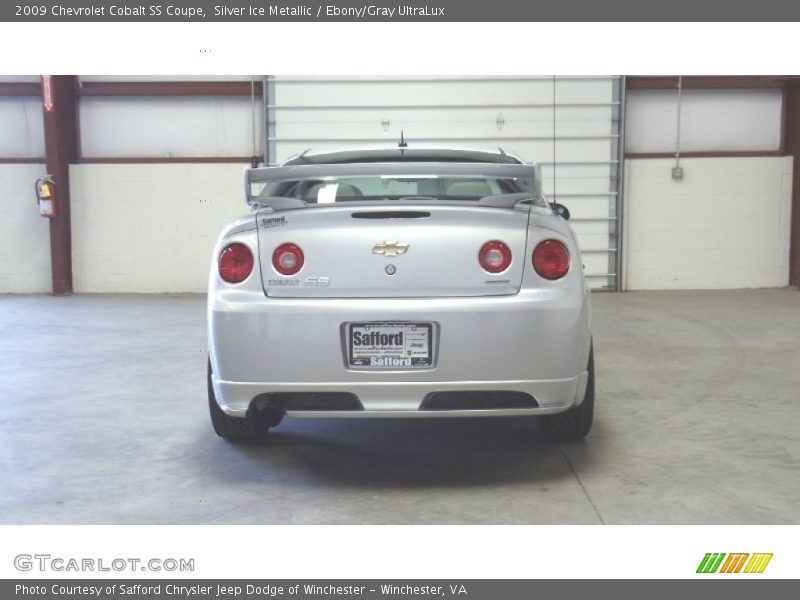 Silver Ice Metallic / Ebony/Gray UltraLux 2009 Chevrolet Cobalt SS Coupe