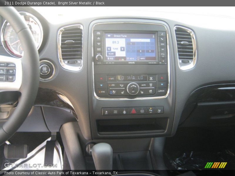 Bright Silver Metallic / Black 2011 Dodge Durango Citadel